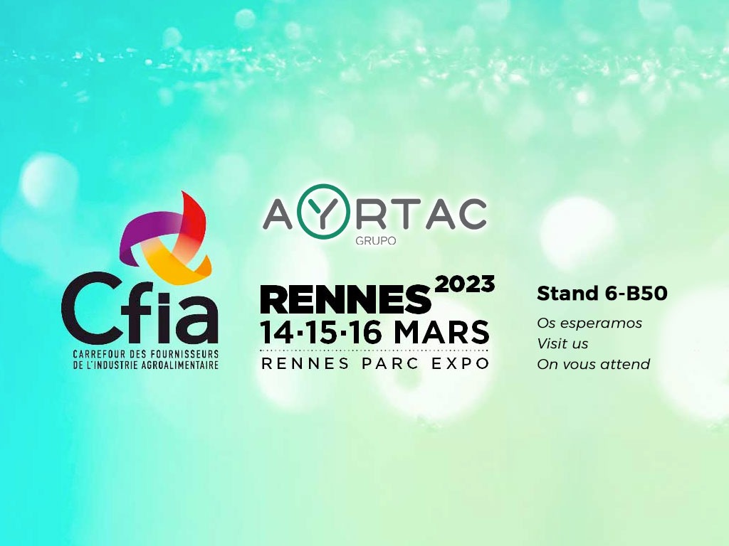 AYRTAC, presente en la CFIA Rennes 2023. Stand B-650